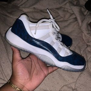 Blue & White Jordan 11s